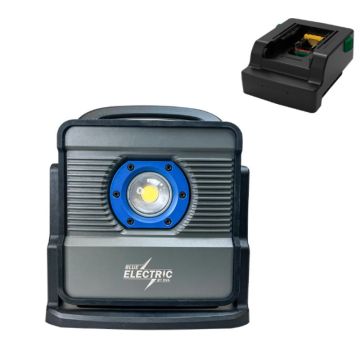 Blue Electric +plus Line Hybrid arbejdslampe 80w incl adapter 21133 21133