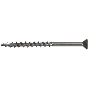 Expandet Terrasseskrue med undersænket hoved i A4 stål 4,3 x 42 mm T20 SE-0243042