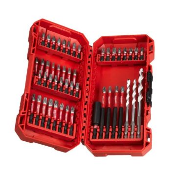 Milwaukee bitssæt SHOCKWAVE D/DRI CD 48 dele 4932492005