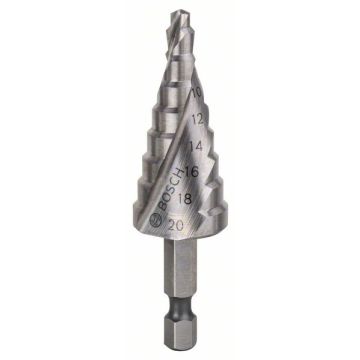 Bosch HSS-borehoveder til trinboring, sekskantet skaft 4-20 mm 2608597524