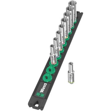 Wera C Deep 1 Top-magnetliste 1/2"-tilslutning, Topnøgleindsats-sæt 05005470001