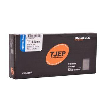 TJEP TF18 stifter 19mm , Elgalvaniseret. 5.000 stk. TJ842019