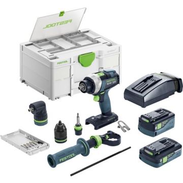 Festool Akku bore-/skruemaskine TDC 18/4 5,0/4,0 I-Set QUADRIVE 577612
