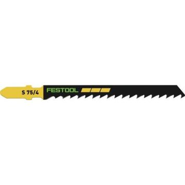 Festool Stiksavklinge S 75/4 | Træ Basic Savklinge | 25 stk 204306