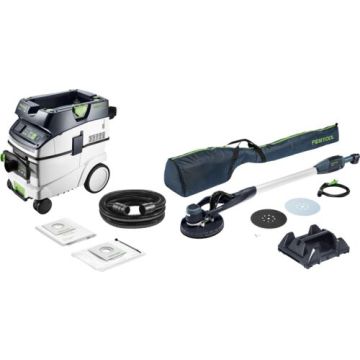 Festool Langhalssliber- og støvsugersæt PLANEX LHS-E 225/CTM 36-Set - EU stik 578418