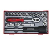 Teng Tools Topnøglesæt 3/8" TT3819 med 19 dele 03520103