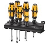 Wera 932/918/6 Skruetrækkersæt Kraftform Wera: Skruemejslen + stativ 05018287001