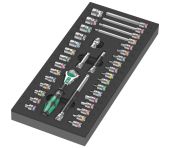 Wera Skumgummindsats 8000 A Zyklop skralde 1/4" sæt 19720 05150110001