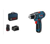 Bosch 12V Skruemaskine GSR 12V-15 2X2,0AH 1XGAL 12V-20 BAG 060186810F