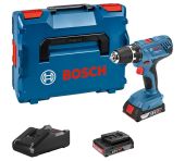 Bosch 18V Skruemaskine GSR 18V-21 2x2,0AH GAL 18V-40 L-CASE 06019H100A