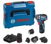 Bosch 12V Skruemaskine GSR 12V-35 FC 2X3,0AH M/4XBOR L-BOXX 06019H3000