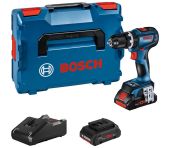 Bosch akku slagboremaskine GSB 18V-90 C 2X4,0AH PROCORE GAL 18V-40 L-BOXX COMO 06019K6105