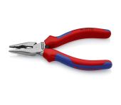 Knipex Spids kombitang sort atramenteret, med flerkomponent-håndtag 145 mm KN-0822145SB