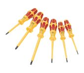 Wera 1060 i/1065 i/6 Skruetrækkersæt Kraftform VDE, 6 dele