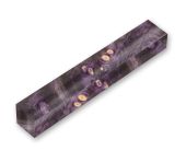 CraftProKits Pen Blank - Violet og Sort - 125 x 19 x 19 mm AX106300
