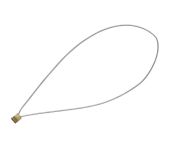 Luna Wireøje 1.0mm med messingplombe 