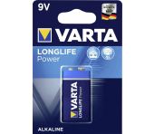 Varta Alkaliske batterier Longlife Power 6LR61 9V