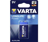 Varta Alkaliske batterier Longlife Power 6LR61 9V 644700825