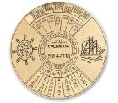 CraftProKits 100 års kalender - Solid Messing 