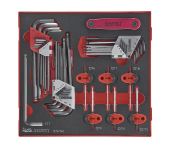Teng Tools unbraconøgler & Torx nøglesæt TEDHT42 med 42 dele 238330104