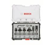 Bosch Bitsæt til Trim and Edging-fræsejern, 6 dele 1/4" 2607017470