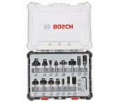 Bosch Blandet Fræsejern, 15 dele 8mm 2607017472