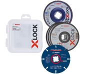 Bosch Skær-/slibe x-lock startsæt 125mm 5 dele 2608619374