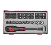 Teng Tools Bitsskruetrækkersæt TTMDQ76 med 76 dele 269930103