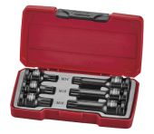 Teng Tools Krafttoppe-bitssæt med 1/2" firkantfatning T9206 med 6 dele 269960100