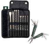 Metabo SDS-Plus Pro 4 Bor-/mejselsæt i rulletaske 10 dele