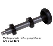 Drechselmeister Møtrikgevind til Skråning 3,5mm DR-DDZ-4078