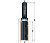 CMT VP Overfræsebor 19x48,3 K12 Z1 652.690.11B