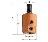 CMT Borholder M8 Flad K10 V 301.000.02
