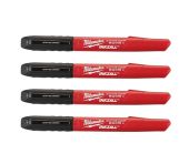 Milwaukee Perm. Marker Ultra Fine Set 4P 48223154