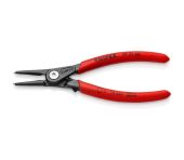 Knipex Præcisions-låseringstang til udvendige ringe på aksler med beskyttelse mod overudspiling grå atramenteret, betrukket med skridhæmmende kunststof 140 mm KN-4931A0