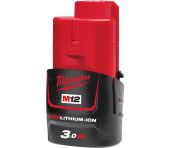 Milwaukee Batteri M12 B3 12V - 3,0 Ah Redlithium 4932451388