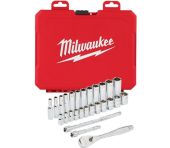 Milwaukee Skraldenøglesæt 1/4" Met. 28P 4932464943