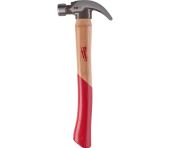 Milwaukee buet kløfthammer med træskaft 450g 4932478659