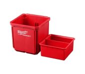 Milwaukee beholdere 10X10cm PACKOUT 2 stk