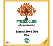 Fynske Olier Teknisk Hvid Olie - Klar 1 Liter 6713