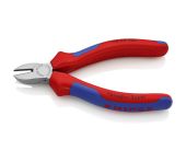 Knipex Skævbider sort atramenteret, med flerkomponent-håndtag 125 mm KN-7002125SB