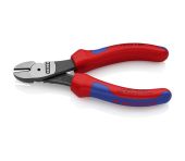 Knipex Kraft-skævbider sort atramenteret, med flerkomponent-håndtag 140 mm KN-7402140SB