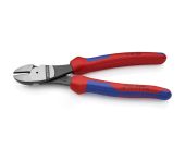 Knipex Kraft-skævbider sort atramenteret, med flerkomponent-håndtag 200 mm KN-7402200SB