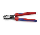 Knipex Kraft-skævbider sort atramenteret, med flerkomponent-håndtag 250 mm KN-7402250