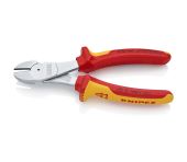 Knipex Kraft-skævbider forkromet,VDE-godkendt 180 mm KN-7406180SB