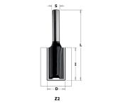 Overfræsebor HM 16x25/56 K8 C K911-160