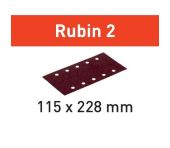 Festool stickFix-slibepapir 115x228 mm Rubin K80 499032