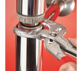 Knipex Vandlås- og konnektortang forkromet, betrukket med skridhæmmende kunststof 250 mm KN-8113250SB