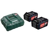 Metabo Basissæt 2x4,0 ah Lipower + ASC55 685050000