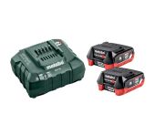 Metabo basis-sæt 12V 2 4,0 Ah batterier med oplader 685301000